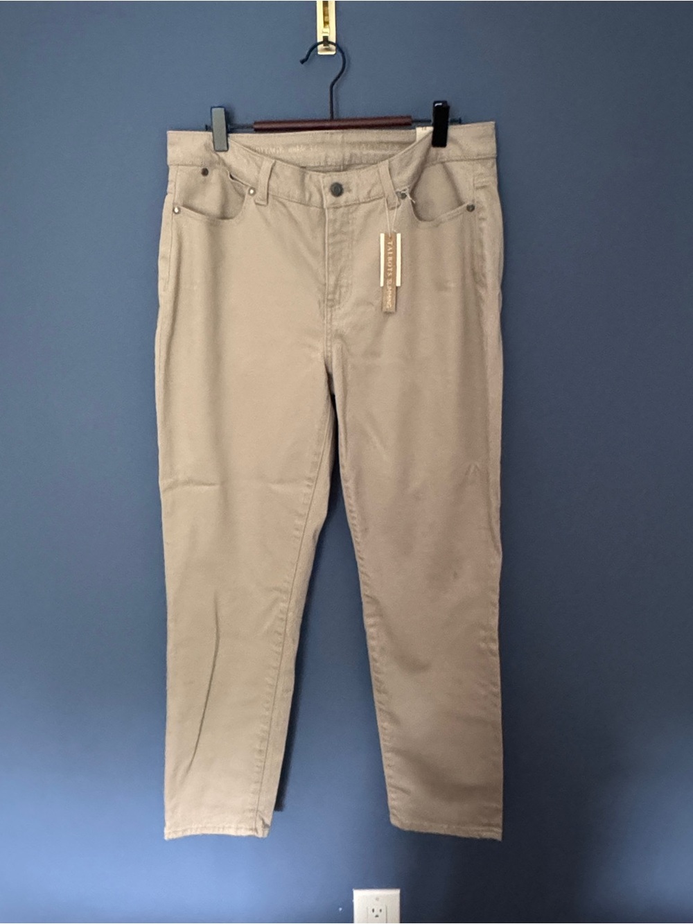 Talbots Khaki/Tan Women's Heritage Ankle Jeans NWT